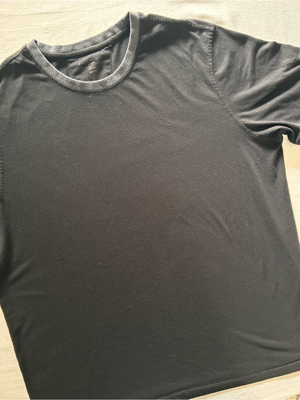 Daniel Buchler Black Crew Neck Tee XL